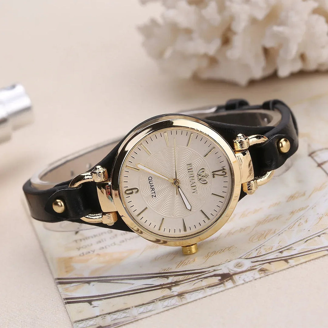 BOWERY LEATHER TIMEPIECE