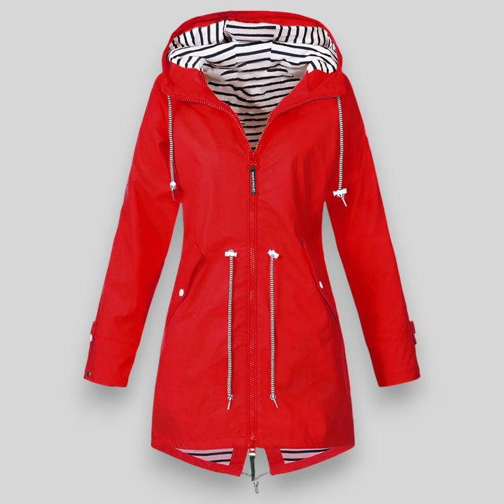 Murielle – Jacket with Striped Lining