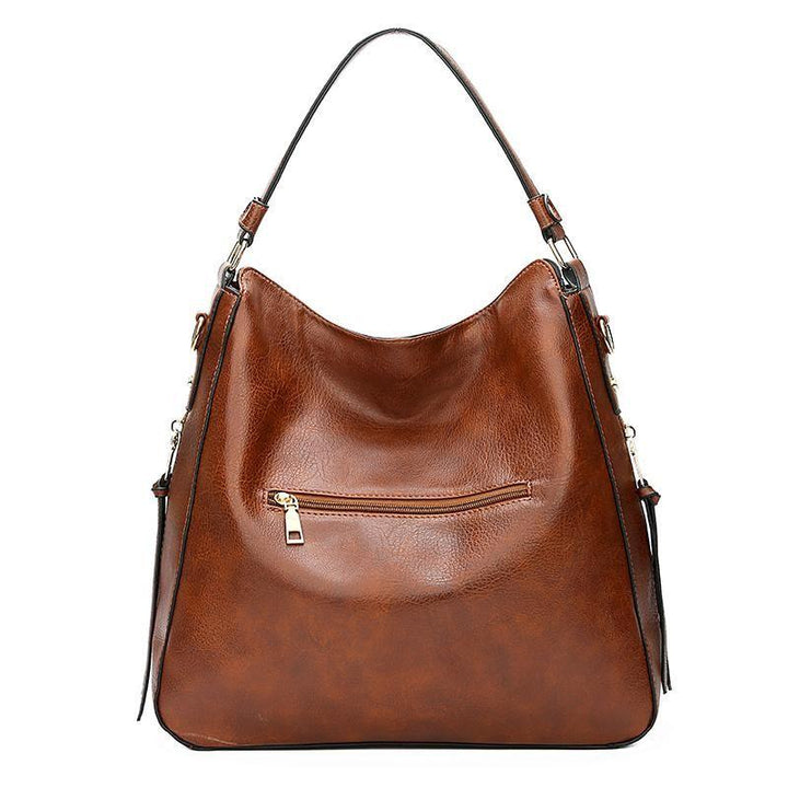 Hannah - Luxury Leather Hobo Anti-Theft Handbag