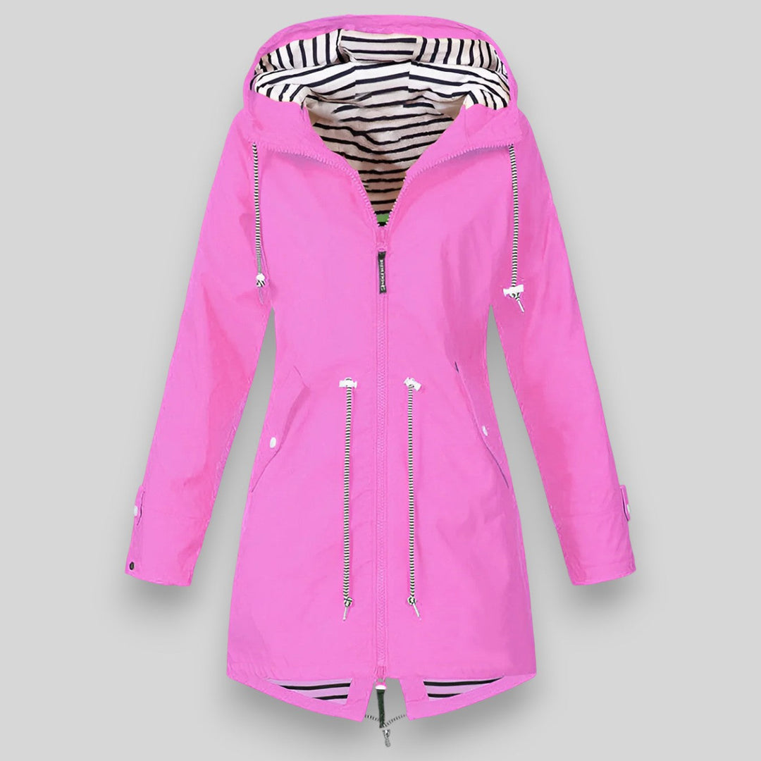 Murielle – Jacket with Striped Lining