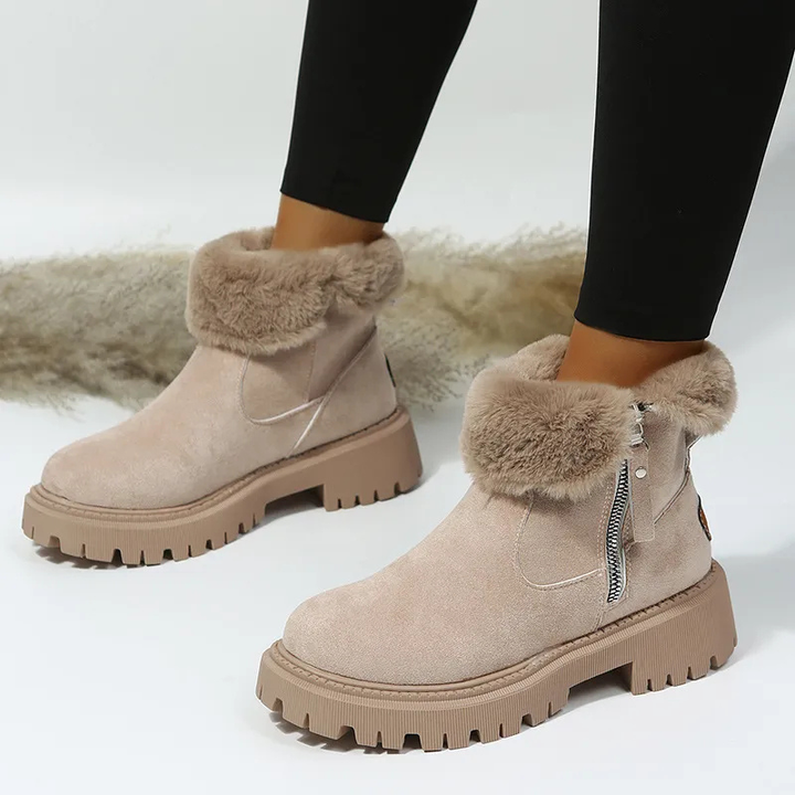 Maylis – Fleece-Lined Orthopedic Ankle Boots