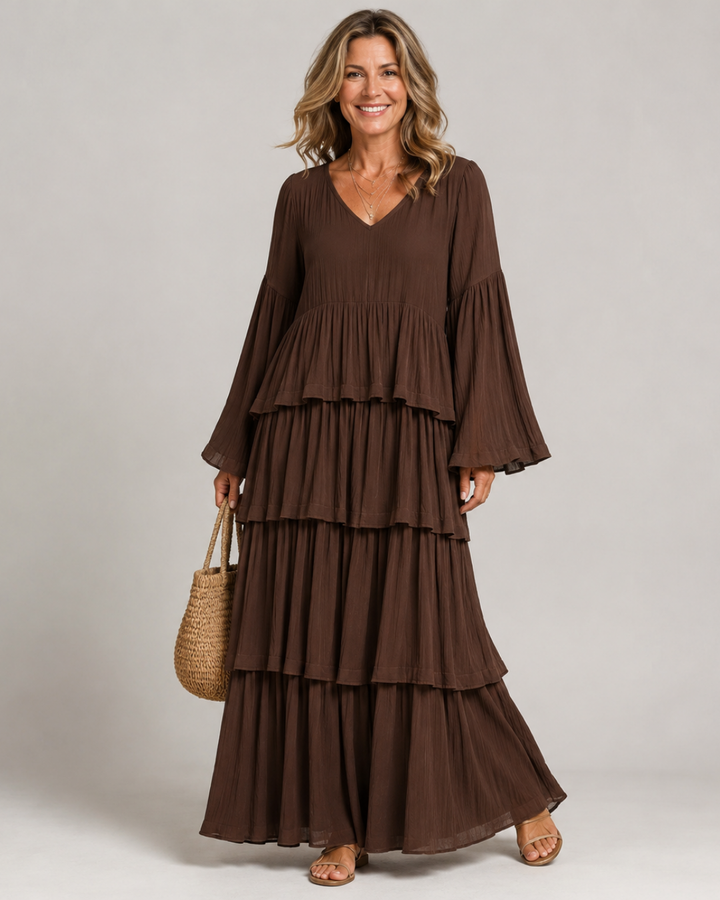 Geraldine™ Tiered Ruffle Maxi Dress