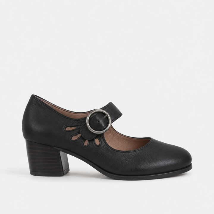 Karis | Leather Court Shoes