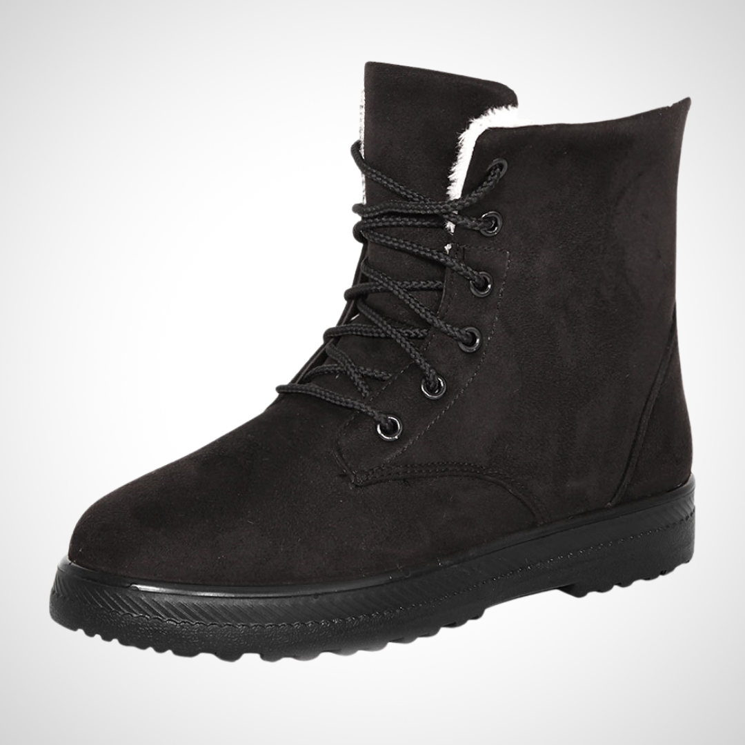 Émeline – Lace-Up Winter Ankle Boots
