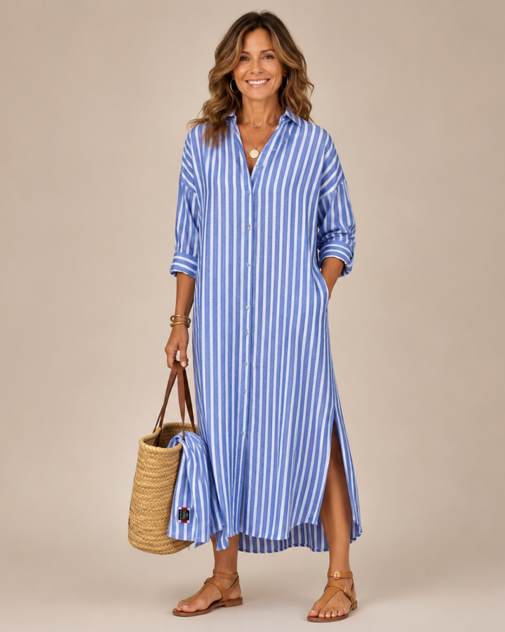 Willow | Elegant Striped Summer Dress