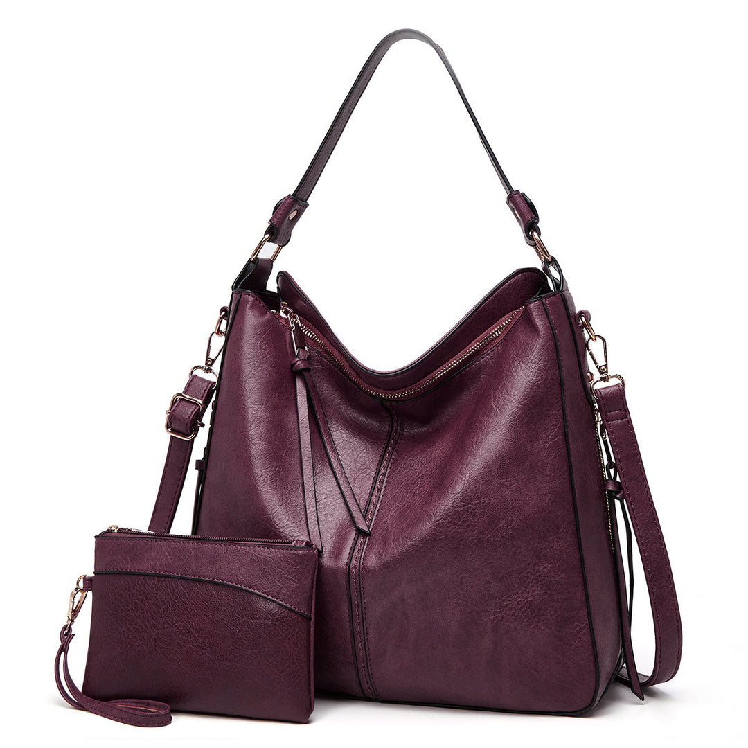 Hannah - Luxury Leather Hobo Anti-Theft Handbag