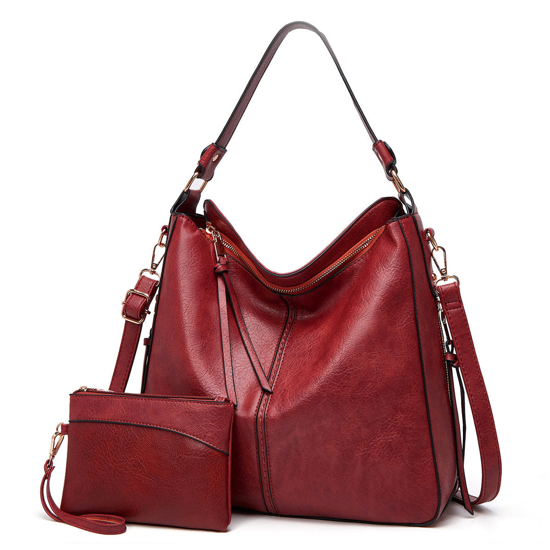 Hannah - Luxury Leather Hobo Anti-Theft Handbag