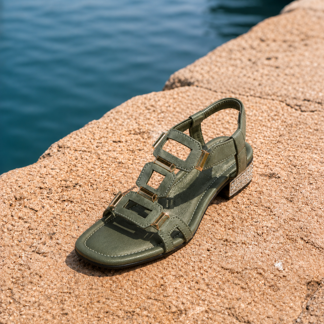 Pietra | Embellished Slingback Flats