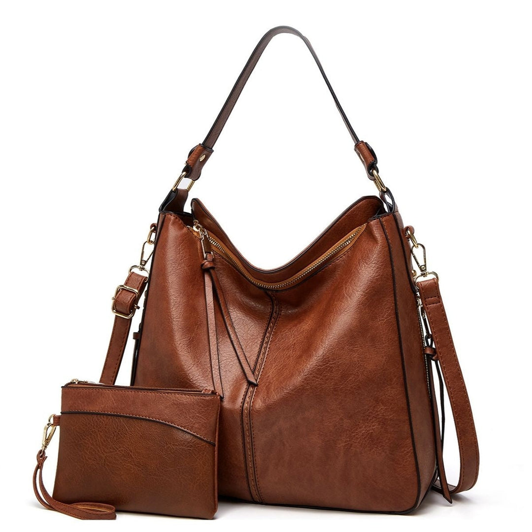 Hannah - Luxury Leather Hobo Anti-Theft Handbag