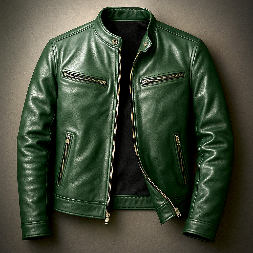 Philippe – Distressed Leather Jacket