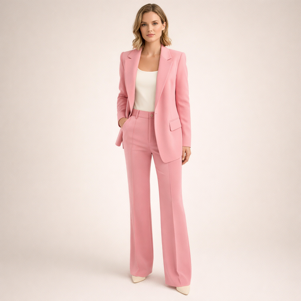 Vanessa™ | Elegant suit set with flared trousers