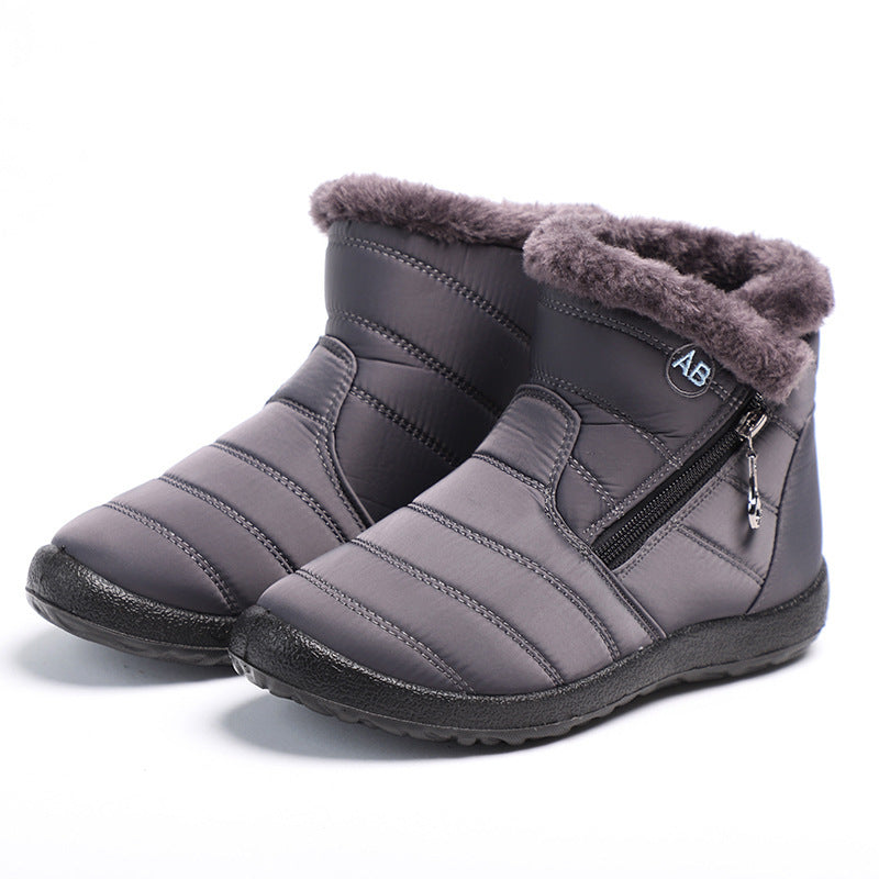 Solène – Waterproof Fleece-Lined Winter Ankle Boots