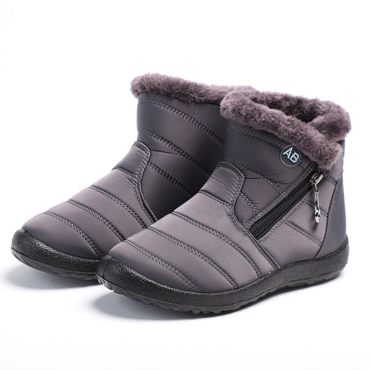 Solène – Waterproof Fleece-Lined Winter Ankle Boots