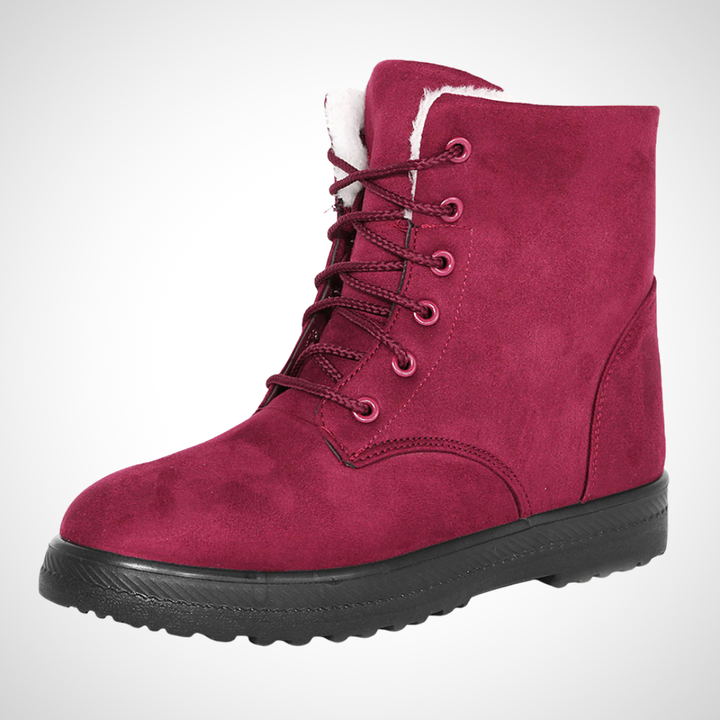 Émeline – Lace-Up Winter Ankle Boots