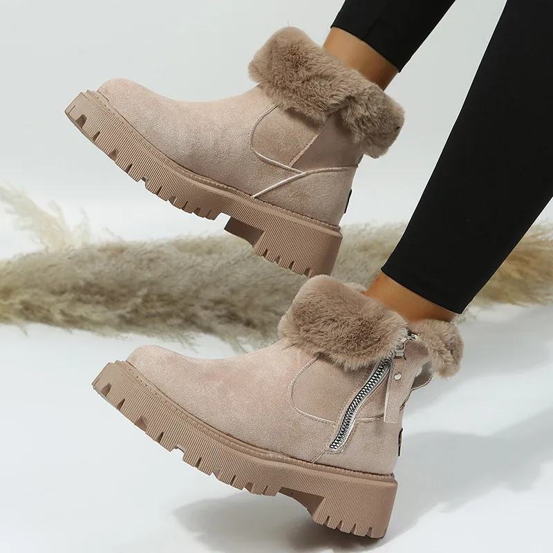 Maylis – Fleece-Lined Orthopedic Ankle Boots