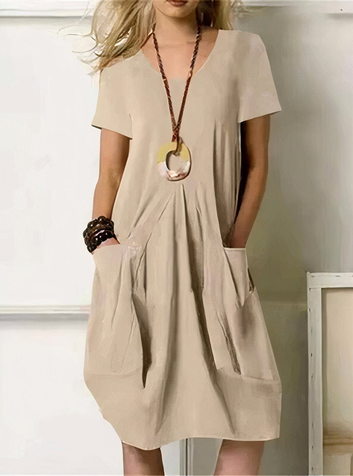 Oriane | Fluid Casual Maxi Dress-