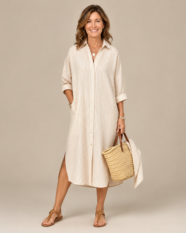Willow | Elegant Striped Summer Dress