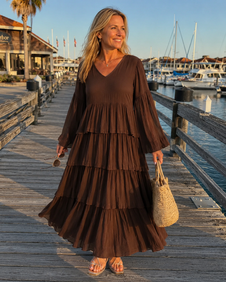 Geraldine™ Tiered Ruffle Maxi Dress
