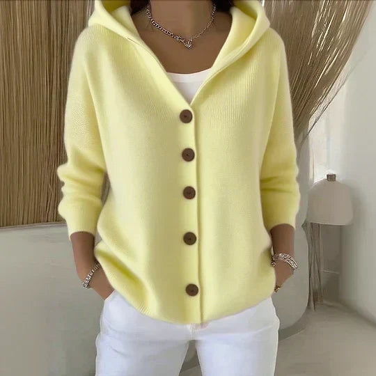 Cugnet – Hooded Button Cardigan