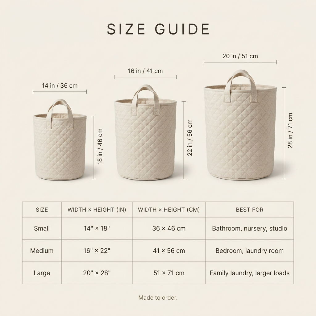 Safari Dream | Hand-Quilted Laundry Basket