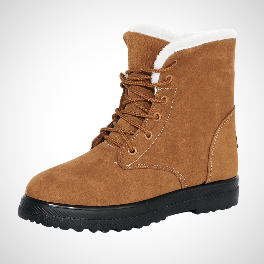 Émeline – Lace-Up Winter Ankle Boots