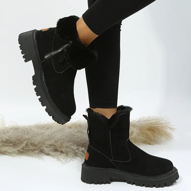 Maylis – Fleece-Lined Orthopedic Ankle Boots