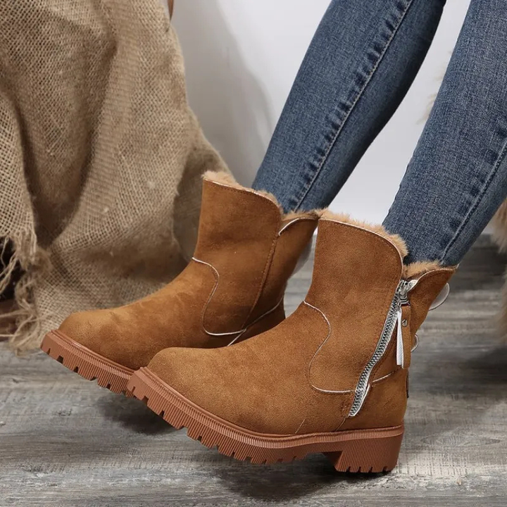 Maylis – Fleece-Lined Orthopedic Ankle Boots