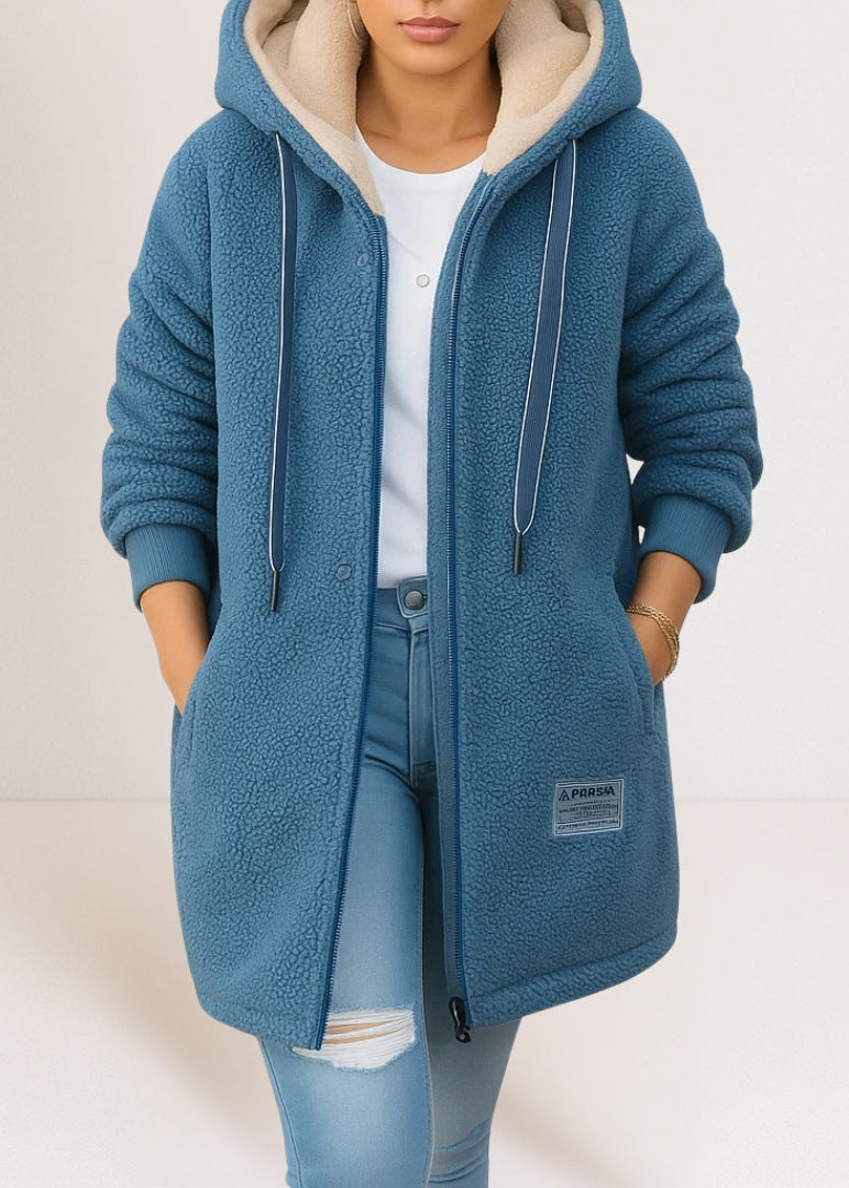 GWEN | Hooded jacket with full-length zip