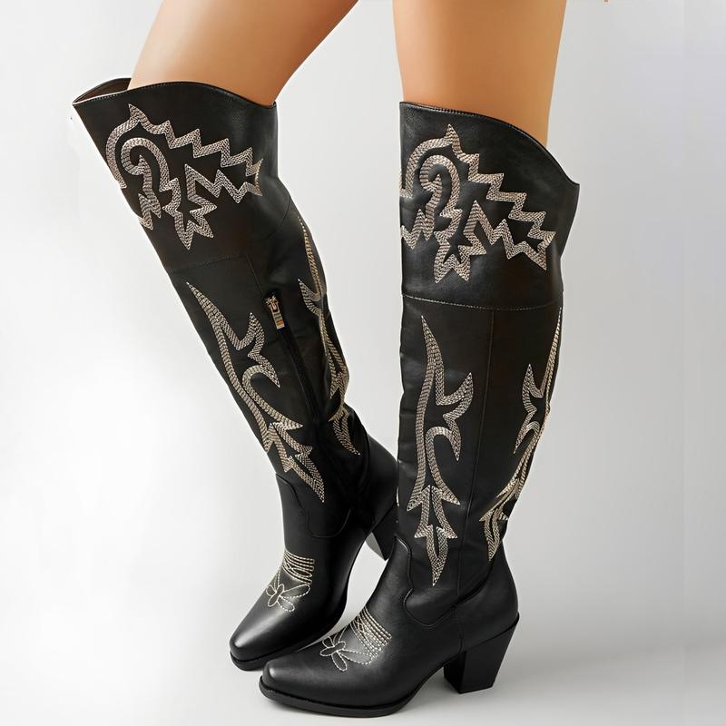 Joséphine – Western-Style Over-the-Knee Boots