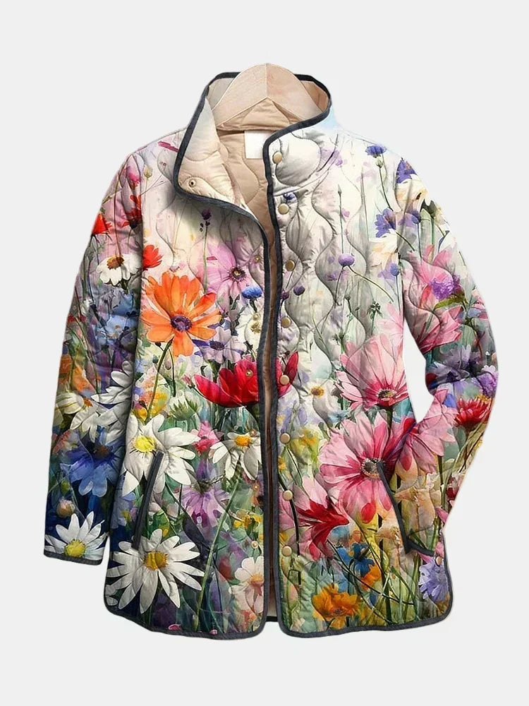 Leontine – Printed Quilted Jacket