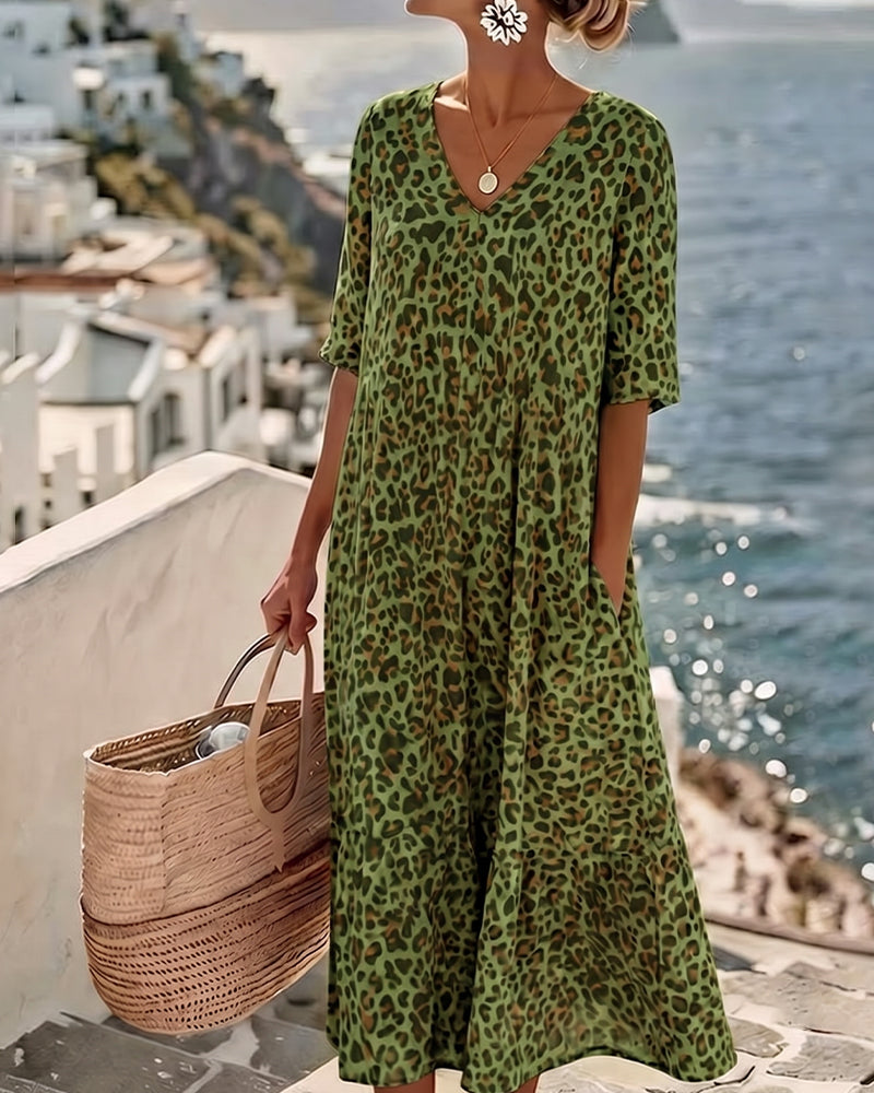 Xanthe | Casual Midi Dress