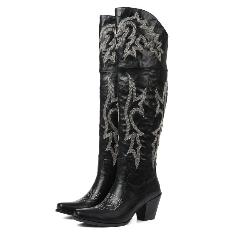 Joséphine – Western-Style Over-the-Knee Boots