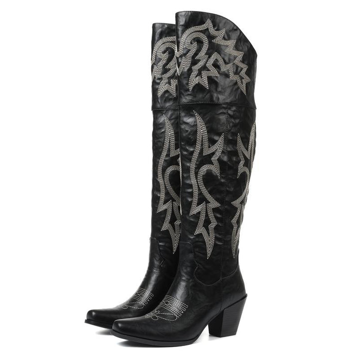 Joséphine – Western-Style Over-the-Knee Boots
