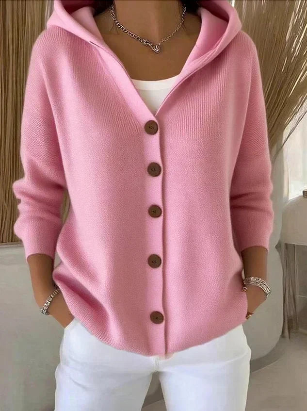 Cugnet – Hooded Button Cardigan