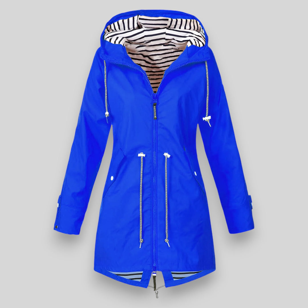 Murielle – Jacket with Striped Lining
