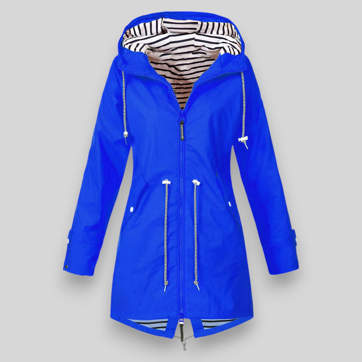 Murielle – Jacket with Striped Lining