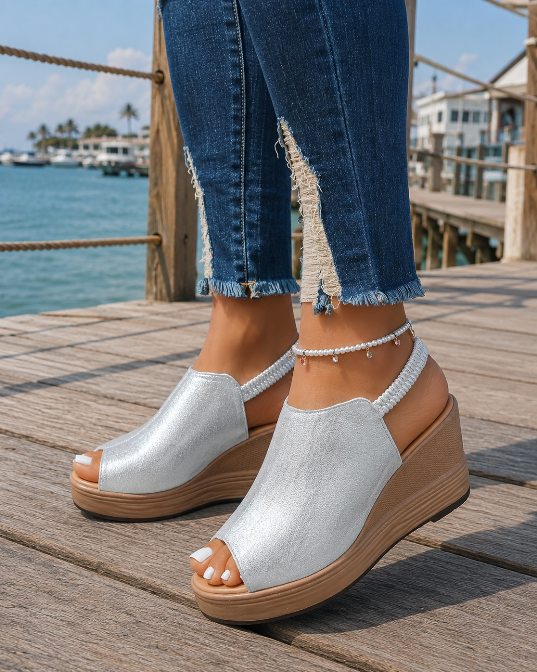 Aurora | Orthopedic Wedge Sandals