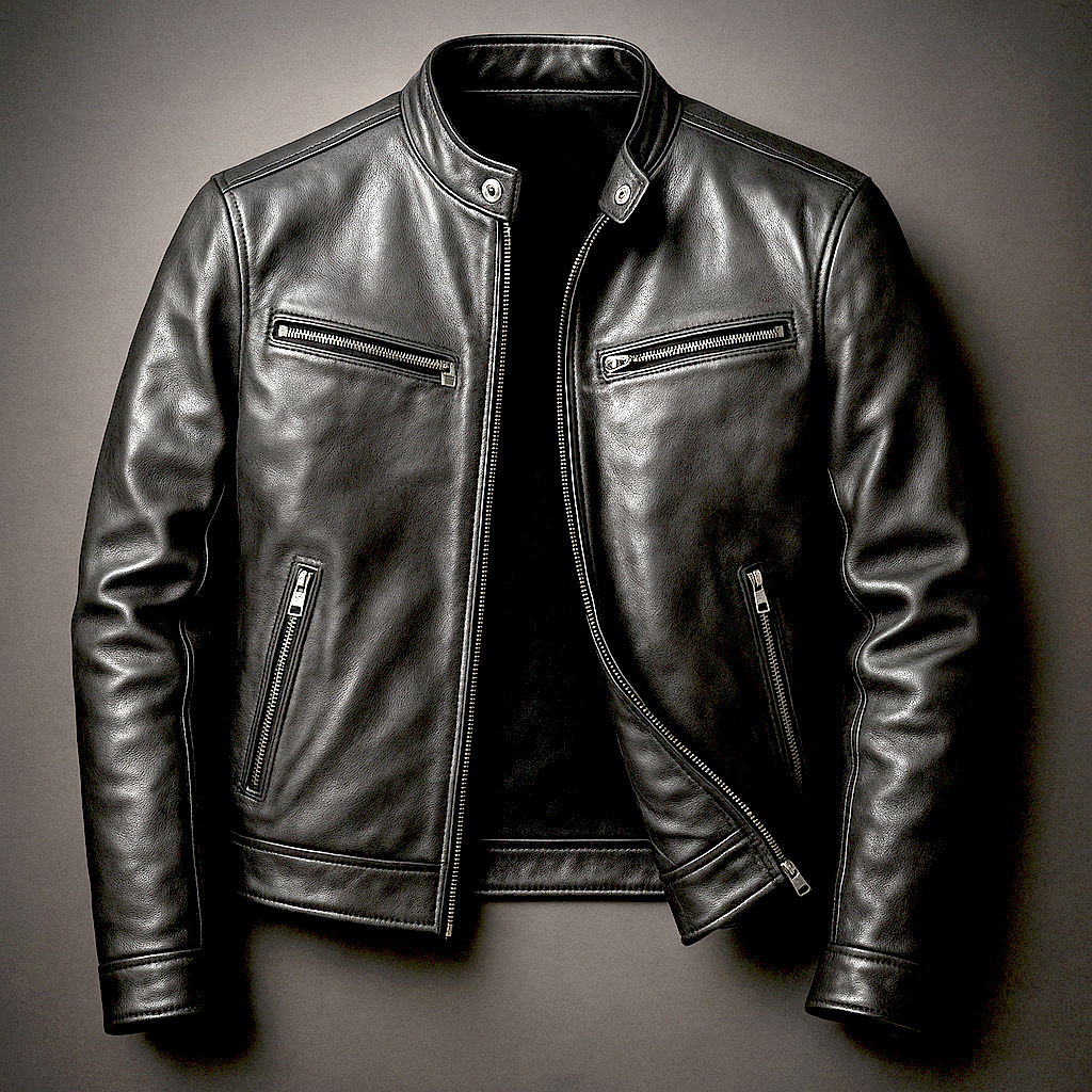 Philippe – Distressed Leather Jacket