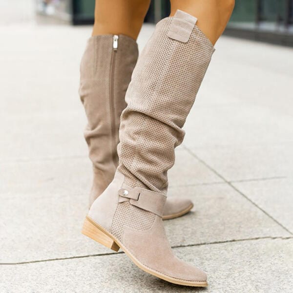 Apolline – Tall Orthopedic Boots with Zip