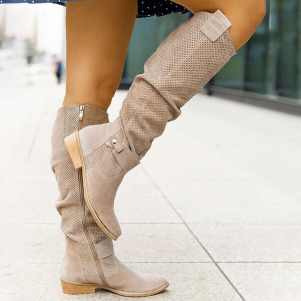Apolline – Tall Orthopedic Boots with Zip