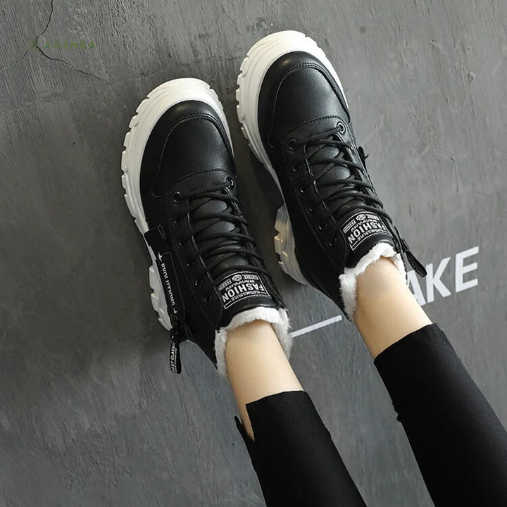 Solène – Waterproof Lined Winter Boots