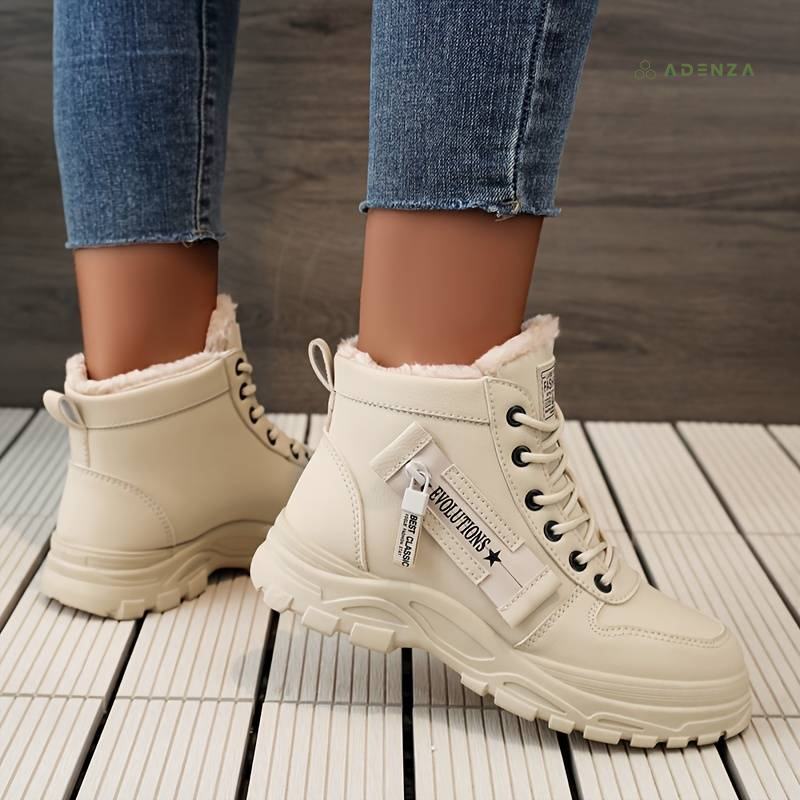 Solène – Waterproof Lined Winter Boots