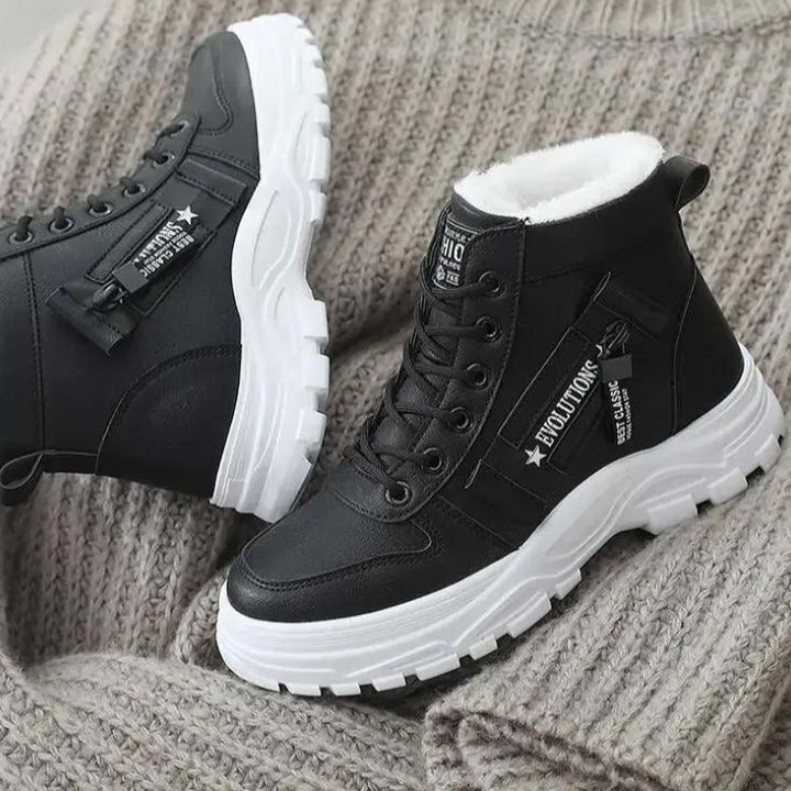 Solène – Waterproof Lined Winter Boots