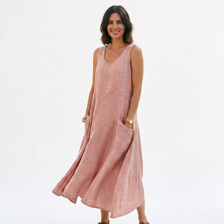Adriana - Stylish Plus Size Summer Dress With Pockets