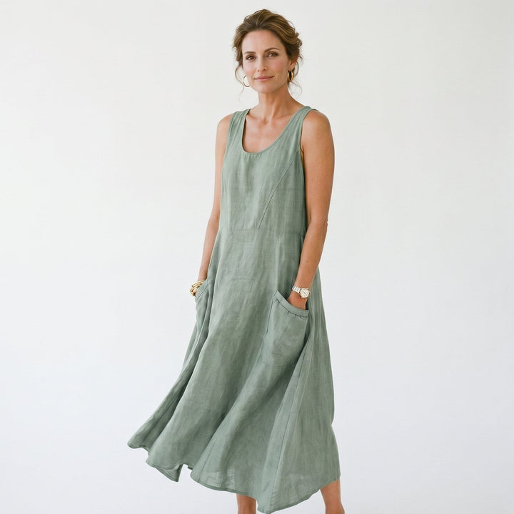 Adriana - Stylish Plus Size Summer Dress With Pockets