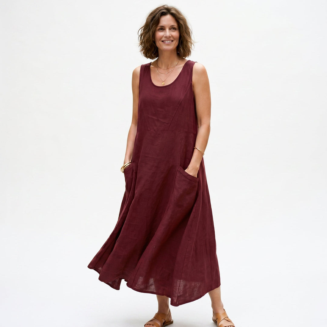 Adriana - Stylish Plus Size Summer Dress With Pockets