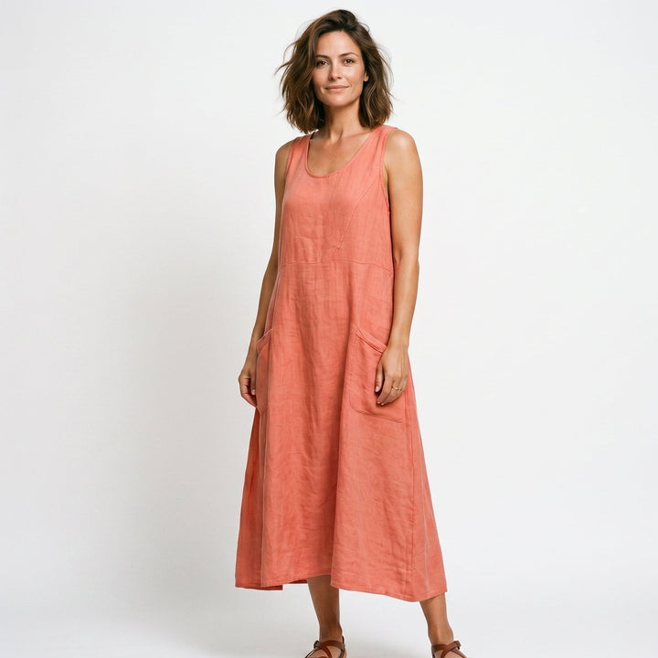 Adriana - Stylish Plus Size Summer Dress With Pockets
