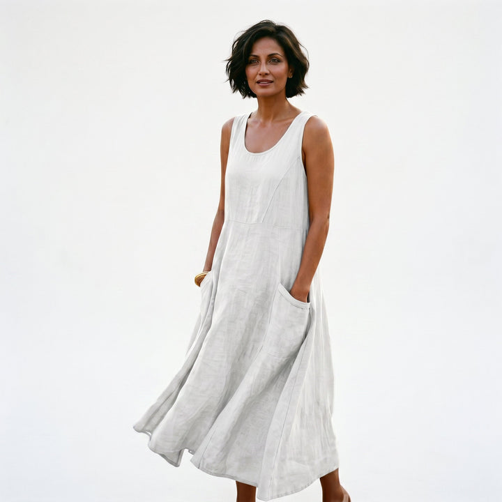 Adriana - Stylish Plus Size Summer Dress With Pockets