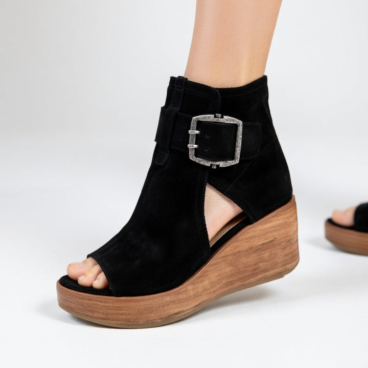 Orla™ | Peep-Toe Wedge Sandals