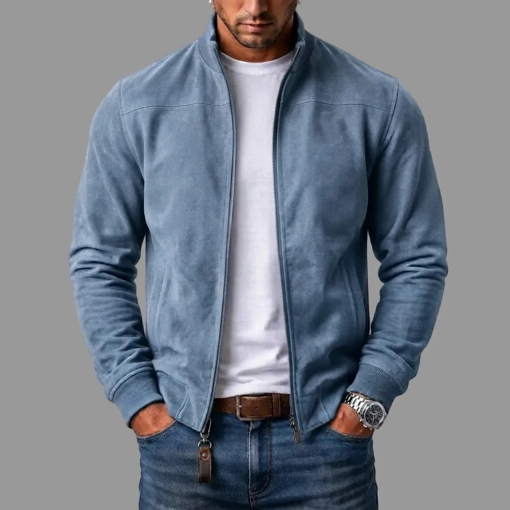 Christian – Bomber Jacket with Ribbed Trim
